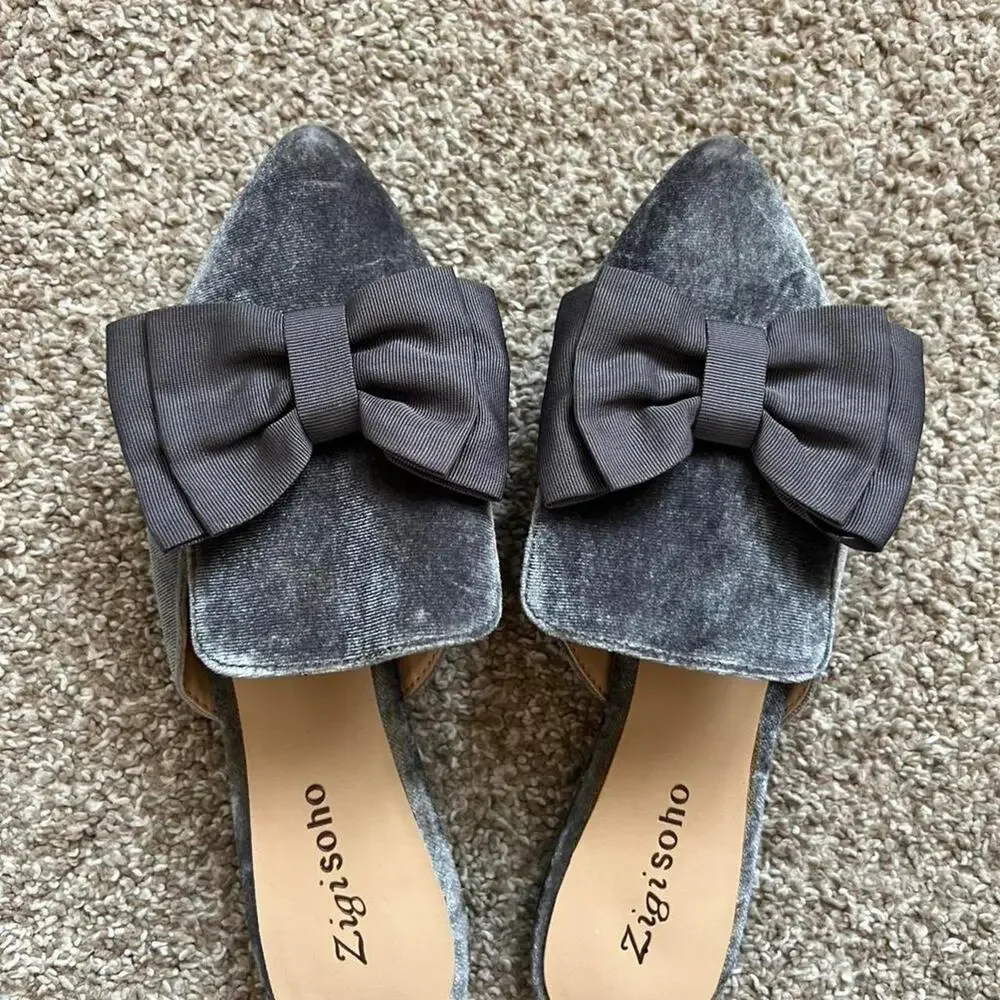 Gray velvet zigi soho pointed